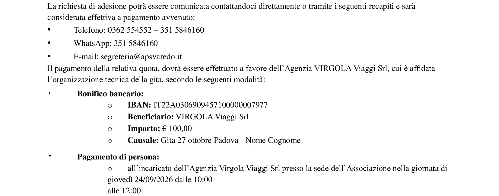 condizioni